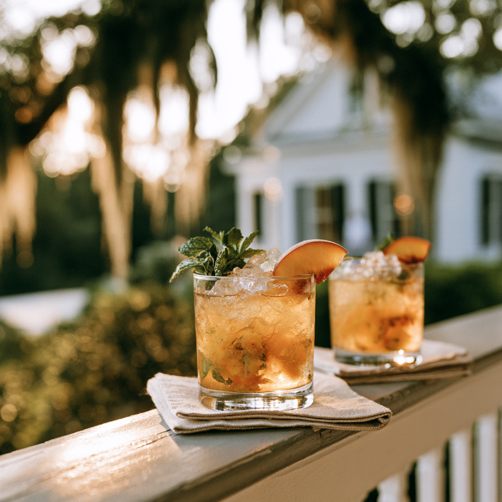Bourbon Peach Smash